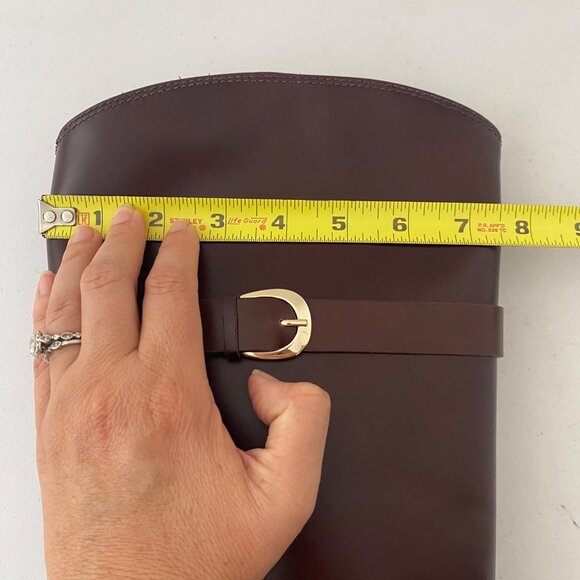 New Reformation x Kacey Musgraves Franklin Knee Riding Boot Ruby - Picture 13 of 15